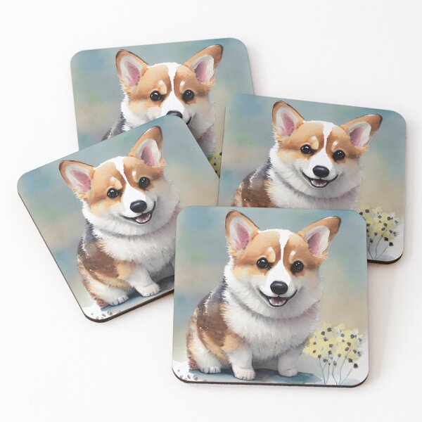 Item preview, Cute Corgi Puppy Art 2 designed and sold by cutiepeupies.