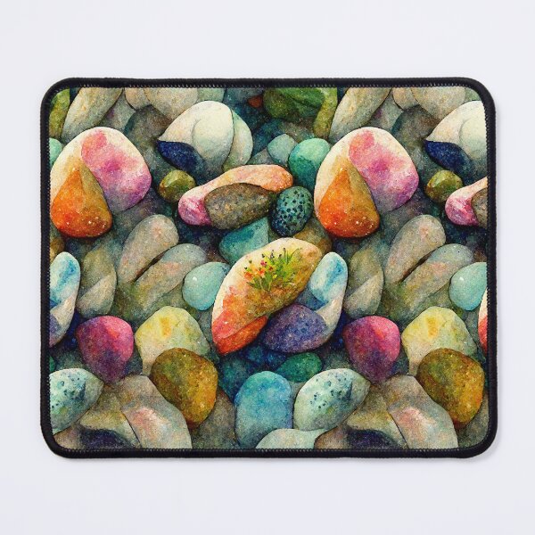 Item preview, Colorful pebbles (4/4) designed and sold by sabantha.