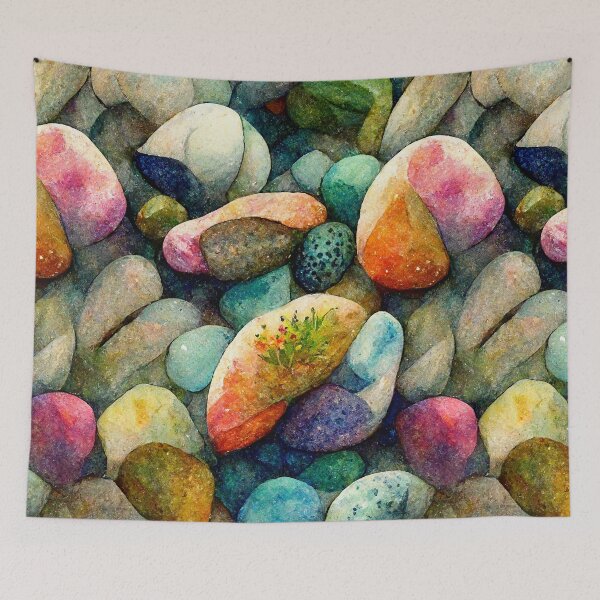 Item preview, Colorful pebbles (4/4) designed and sold by sabantha.