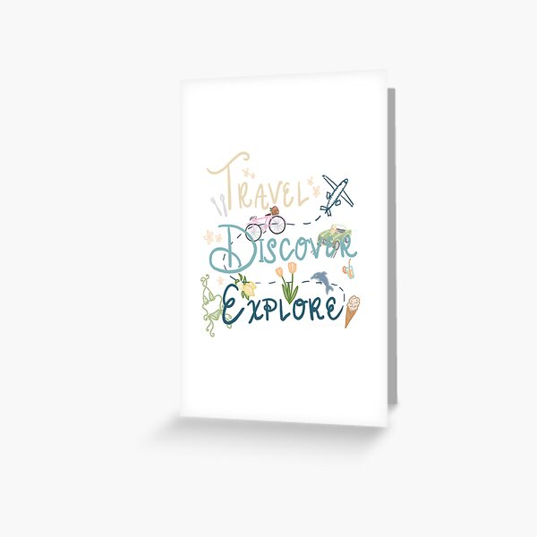 Item preview, Travel Discover Explore (European Summer Version) designed and sold by artbyshaniah.
