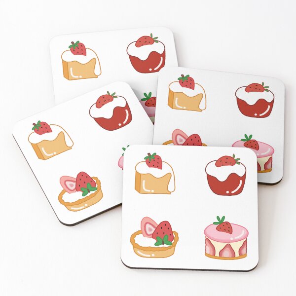 Item preview, Strawberry desserts set designed and sold by Hwangmine.