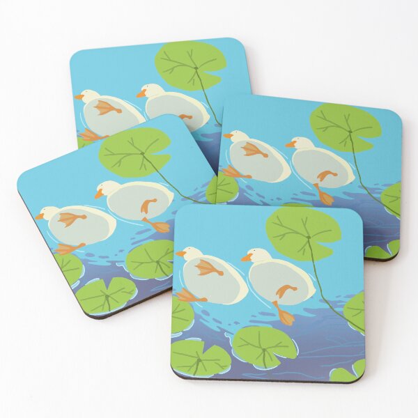 Item preview, Ducks Swimming designed and sold by smelcreates.