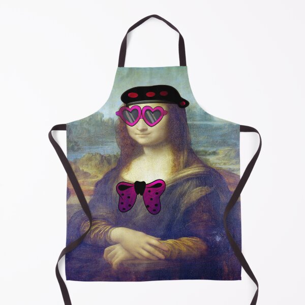 Item preview, Leonardo Da Vinci: Portrait of Mona Lisa (1503-1506)/ Altered to Mona Lisa undercover designed and sold by mturns57.