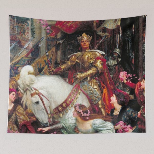 Item preview, Las dos coronas - Sir Frank Dicksee Póster designed and sold by cassandraran.