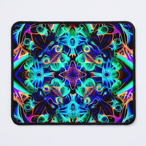 Item preview, Purple and Teal Blacklight Sacred Geometry designed and sold by Psychedelic-Sap.
