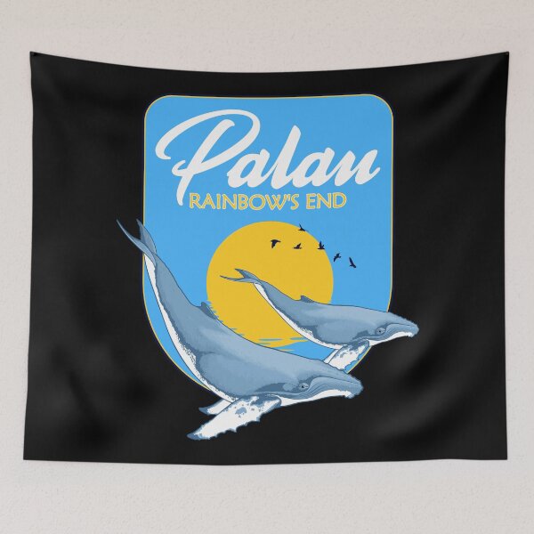 Item preview, Palau humpback whales designed and sold by NicGrayGraphic.