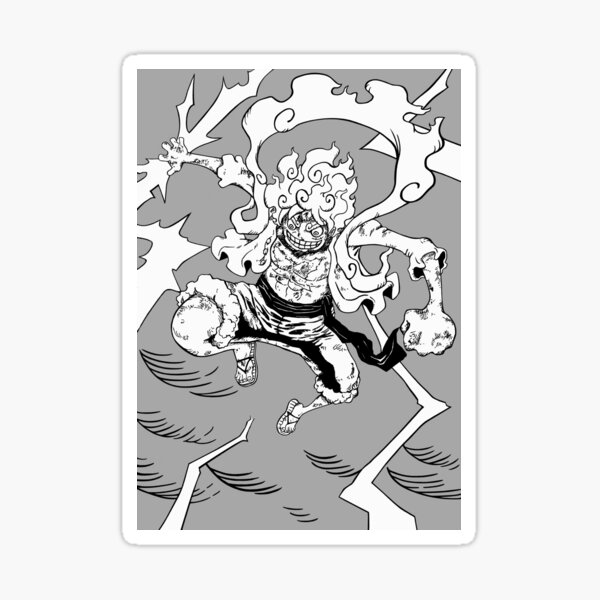luffy gear 5 Sticker