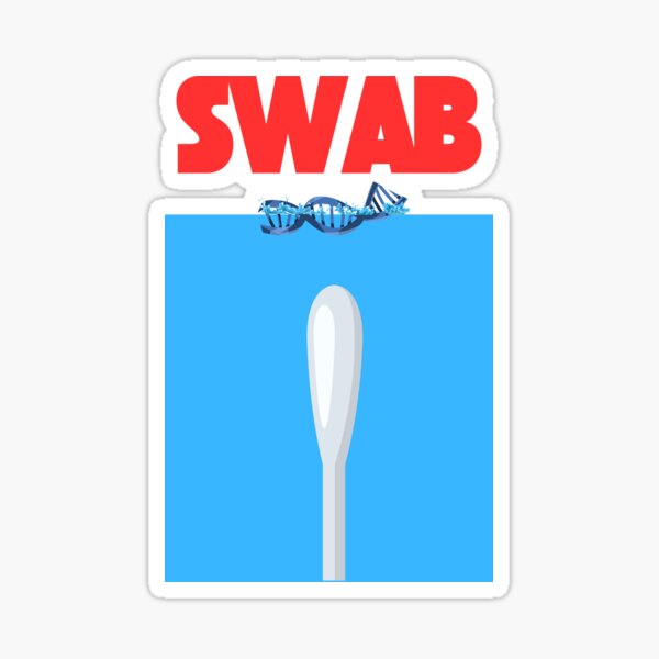Item preview, Swab Forensics Movie Poster designed and sold by SceneOfTheCrime.