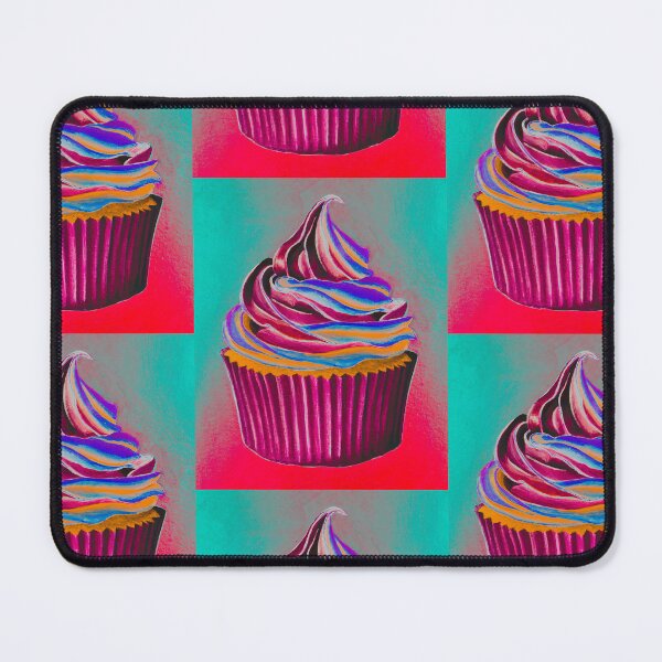 Item preview, Deep Fried Cupcake Colorful Pop Art Painting designed and sold by AllisonDelDuca.