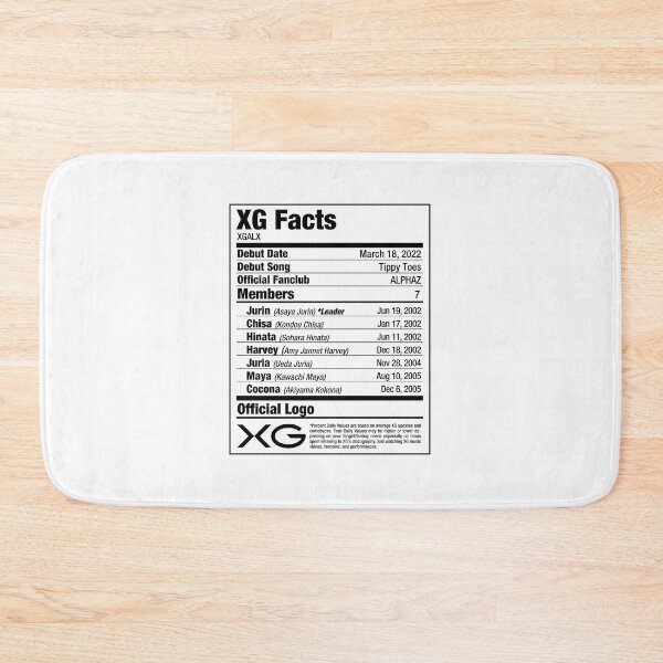Item preview, XG Kpop Nutritional Facts designed and sold by skeletonvenus.