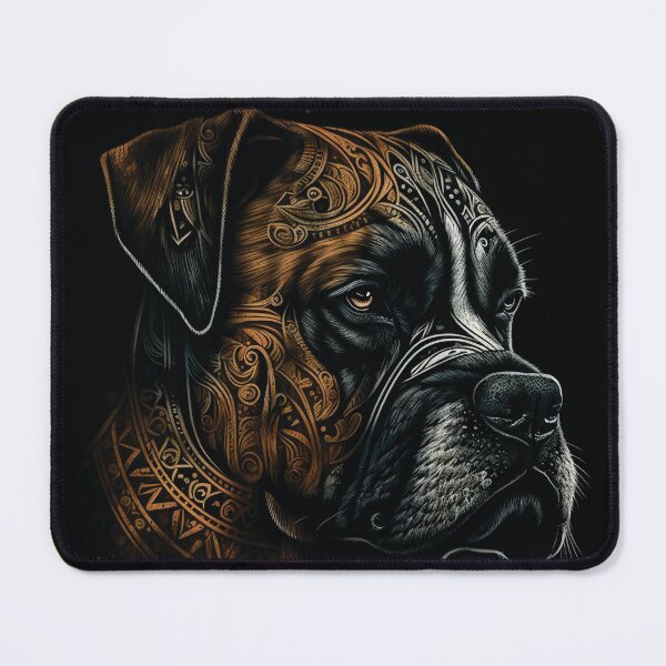 Item preview, Boxer Tribal Style designed and sold by HookedOnDogz.