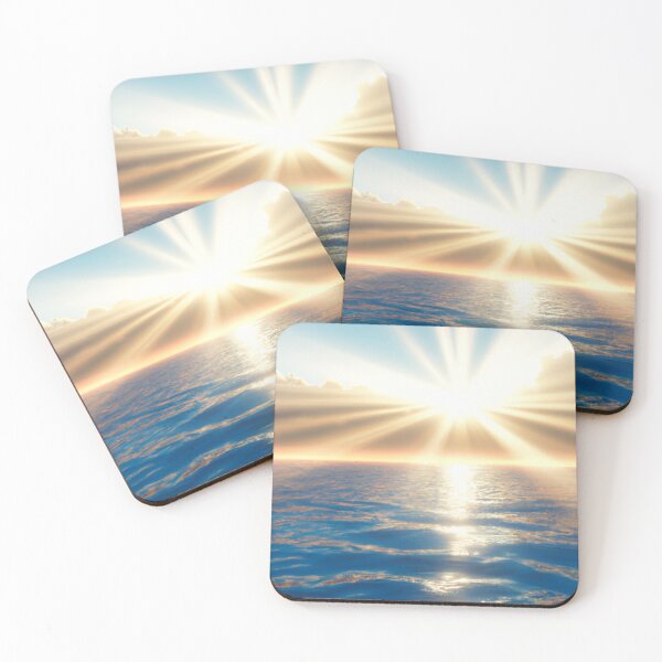 Item preview, sun rays between the clouds over the ocean designed and sold by Jaroslav Hubert.