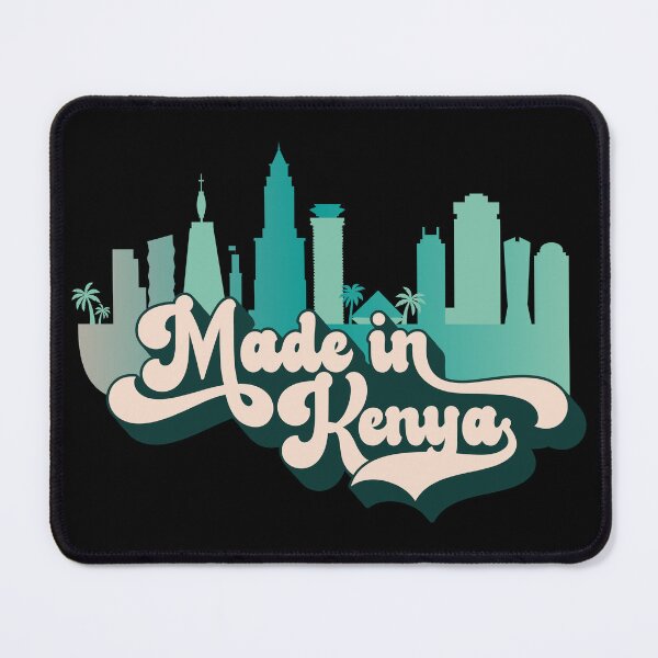 Item preview, Green Made in Kenya | Nairobi Skyline designed and sold by PearlMoonGrapes.