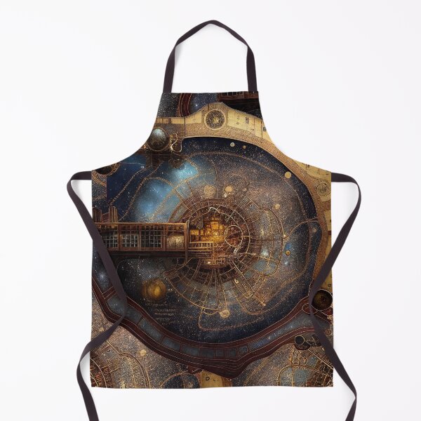 Item preview, Seamless Steampunk fantasy designed and sold by SteampunkMoai.