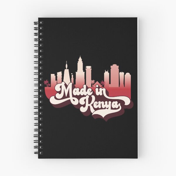 Item preview, Red Made in Kenya | Nairobi Skyline designed and sold by PearlMoonGrapes.