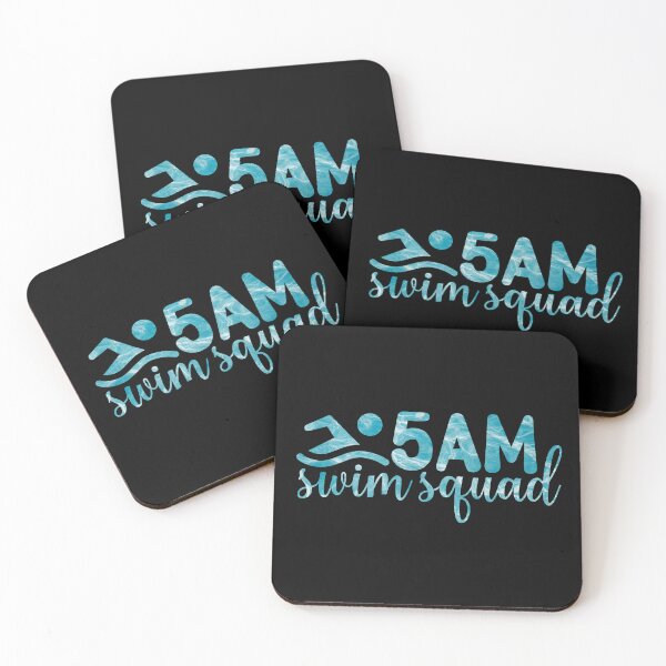 Item preview, 5AM swim squad - swim team practice designed and sold by EvergreenWhimsy.