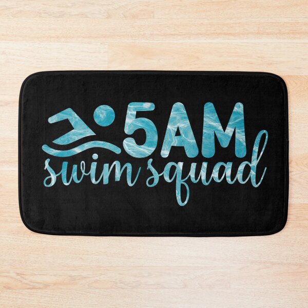 Item preview, 5AM swim squad - swim team practice designed and sold by EvergreenWhimsy.