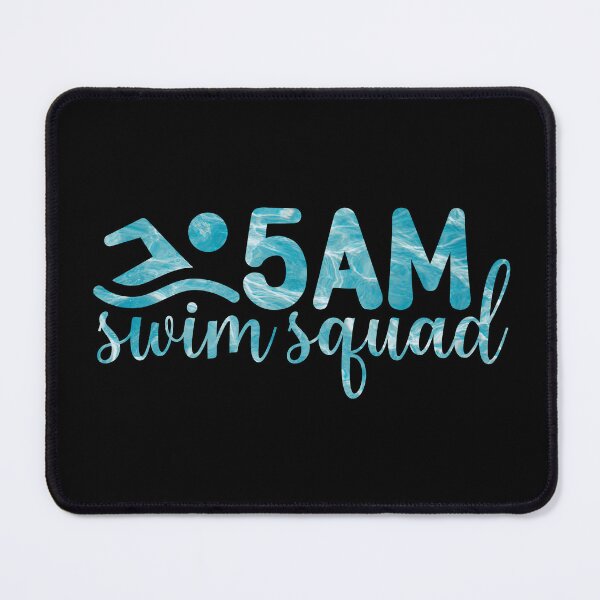 Item preview, 5AM swim squad - swim team practice designed and sold by EvergreenWhimsy.