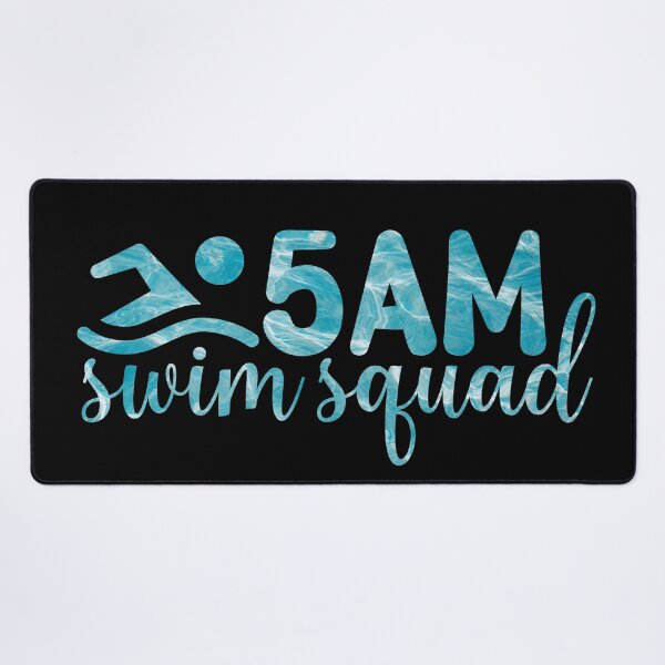 Item preview, 5AM swim squad - swim team practice designed and sold by EvergreenWhimsy.