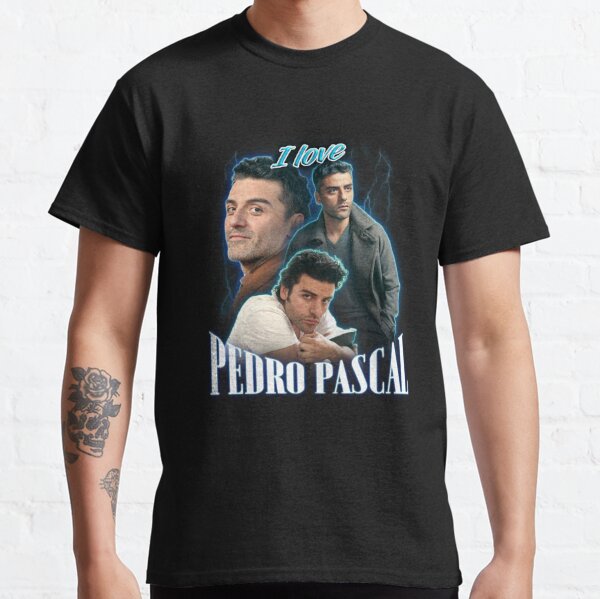I Love Pedro Pascal Oscar Isaac Cursed Fan Collage Classic T-Shirt
