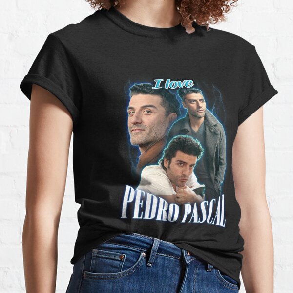 I Love Pedro Pascal Oscar Isaac Cursed Fan Collage Classic T-Shirt