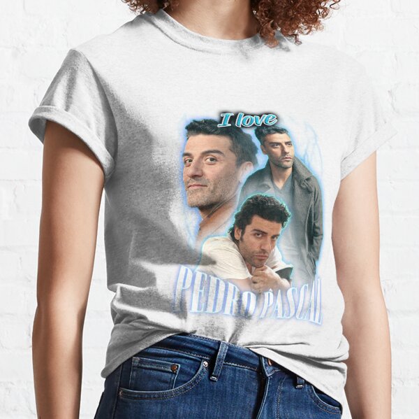 J'aime Pedro Pascal Collage de fans maudits d'Oscar Isaac T-shirt classique
