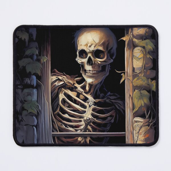 Item preview, Hey I Saw That - The Peeking Skeleton designed and sold by ZickDezine.