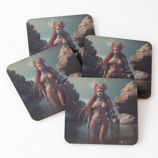 Item preview, Red Mermaid designed and sold by Solace Sparkles.