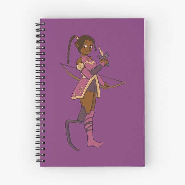 Item preview, Fantasy Character with Lower-Leg Prosthesis, Bow & Dagger designed and sold by moonrunesshop.