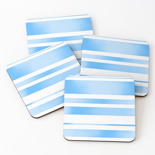 Item preview, Blue Watercolour Stripes designed and sold by Victoria Lehnard.