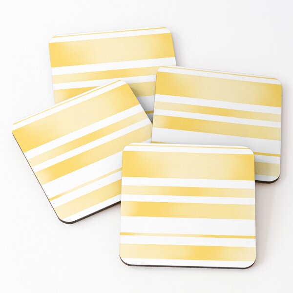 Item preview, Yellow Watercolour Stripes designed and sold by Victoria Lehnard.