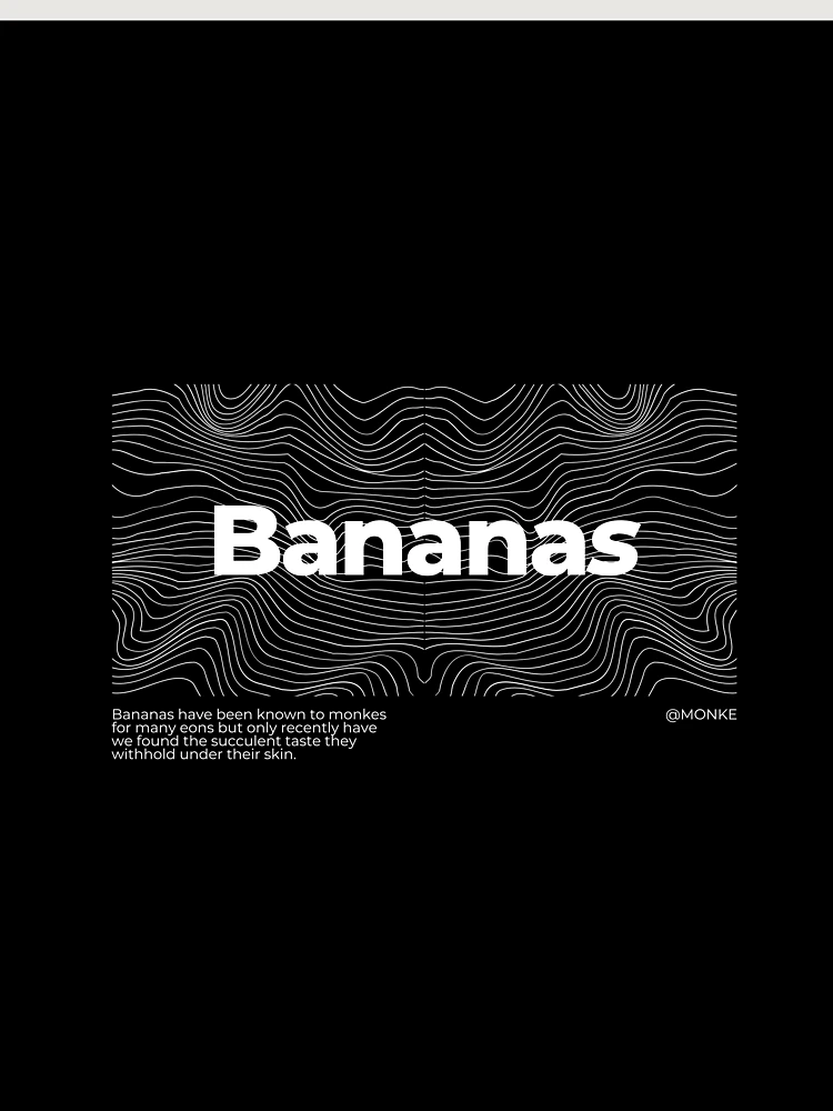 Thumbnail 6 of 6, Premium Oversized Hoodie, Bananas designed and sold by PyroPython.