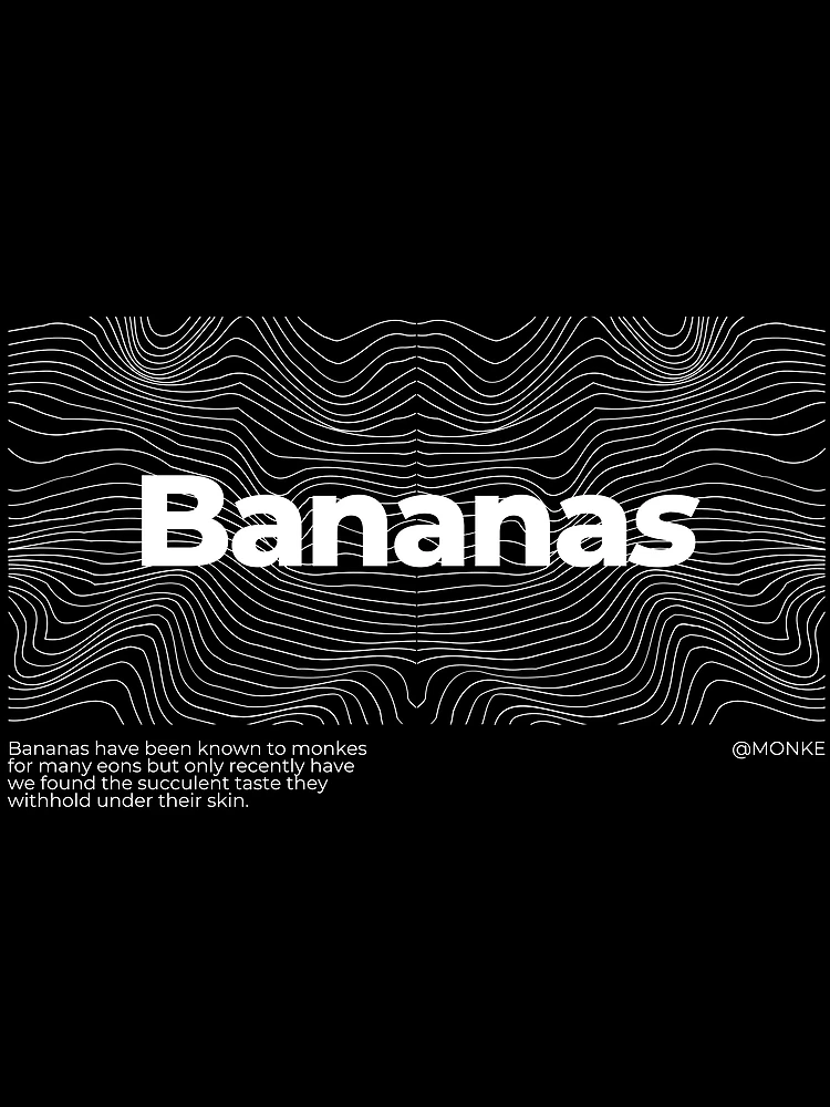 Thumbnail 3 of 3, Scarf, Bananas designed and sold by PyroPython.