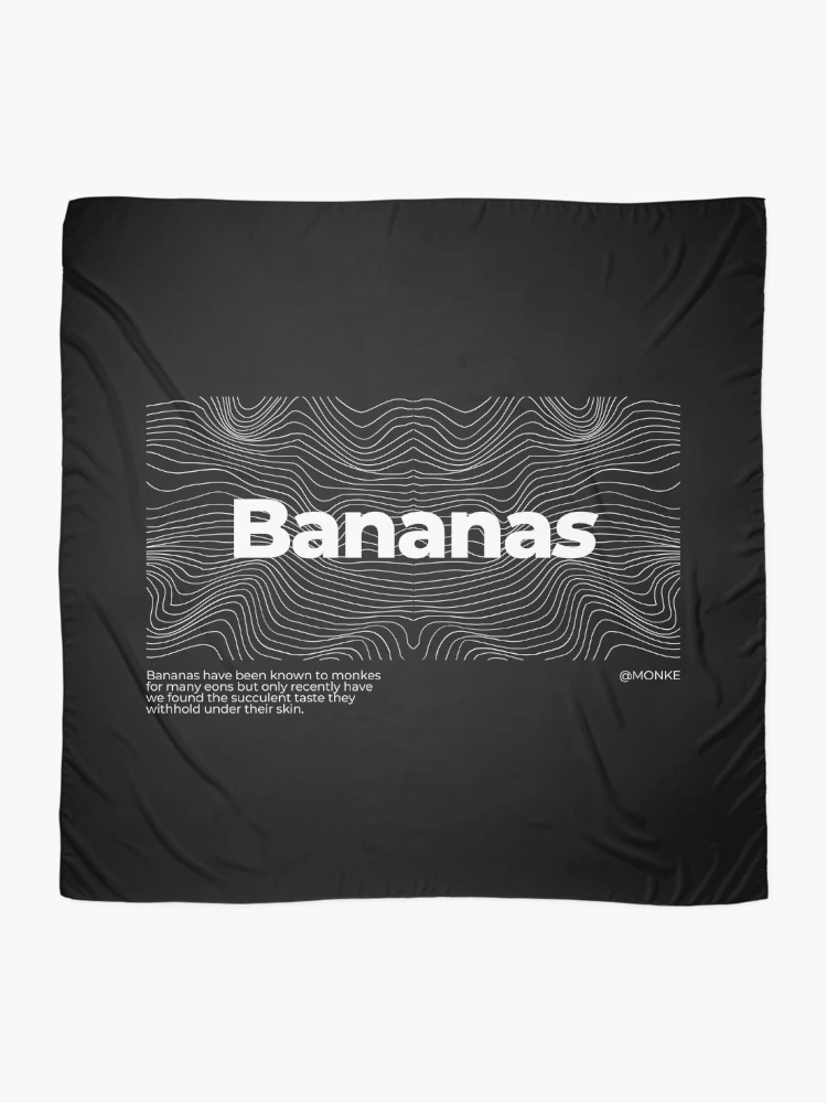Thumbnail 2 of 3, Scarf, Bananas designed and sold by PyroPython.