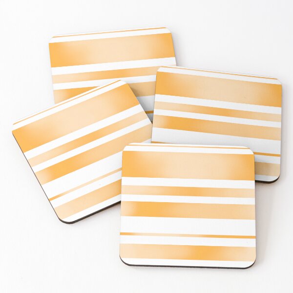 Item preview, Orange Watercolour Stripes designed and sold by Victoria Lehnard.