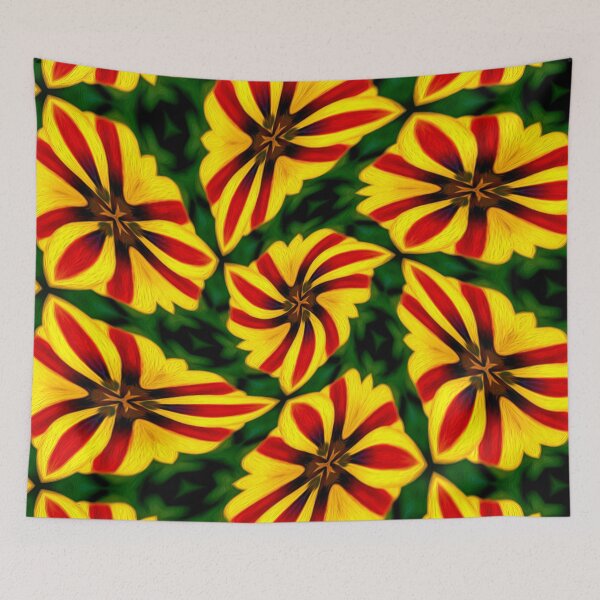 Item preview, Orange Gazania Pattern designed and sold by Patternflower.