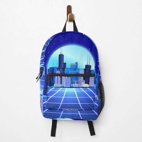 Item preview, Chicago Cityscape Retrowave designed and sold by MaiZephyr.