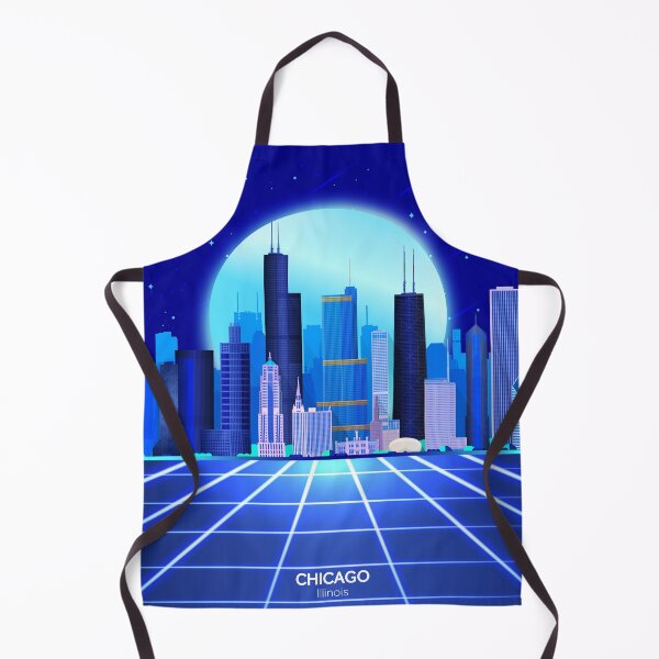 Item preview, Chicago Cityscape Retrowave designed and sold by MaiZephyr.
