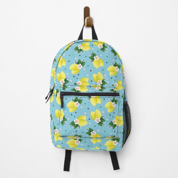 Item preview, Lemon and Blossom on Light Blue Background designed and sold by CritterandBloom.