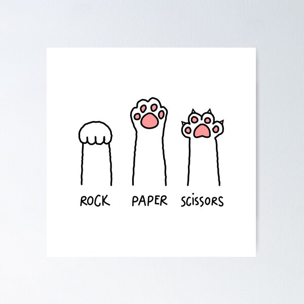 Rock Paper Scissors Cute Scissors' Bandana