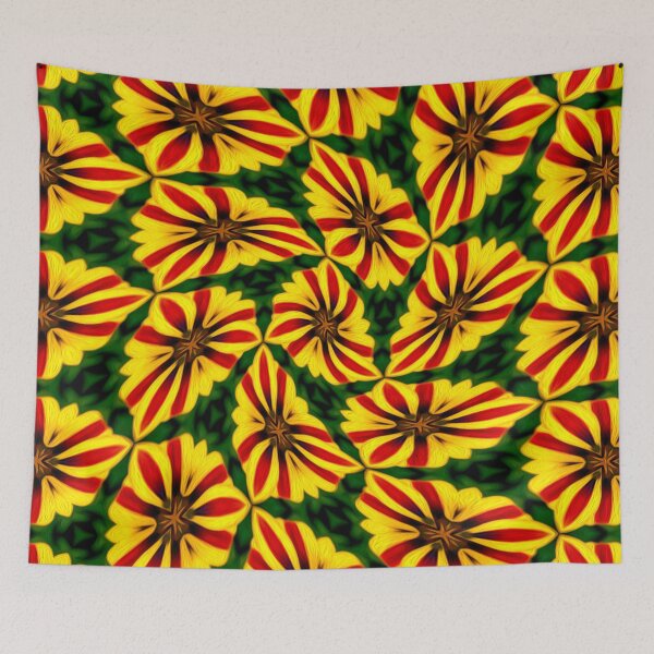 Item preview, Orange Gazania Pattern designed and sold by Patternflower.
