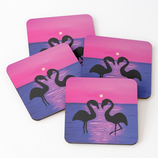 Item preview, Flamingo Silhouette Sunset designed and sold by KayleeRoseArt.