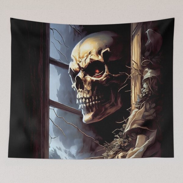 Item preview, Hey Surprise I'm Still Here - The Peeking Skeleton  designed and sold by ZickDezine.