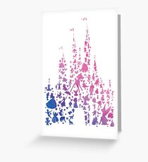 Character Castle Inspired Silhouette Greeting Card
