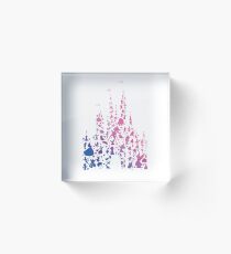 Character Castle Inspired Silhouette Acrylic Block