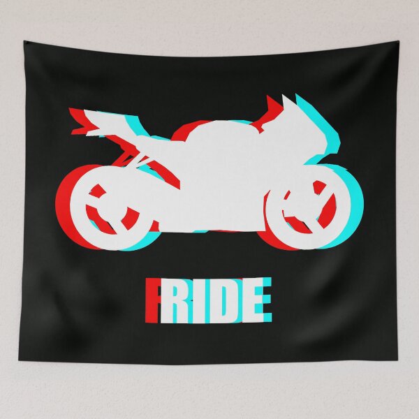 Item preview, RIDE BIKE GLITCH designed and sold by AlphaStore-Red.