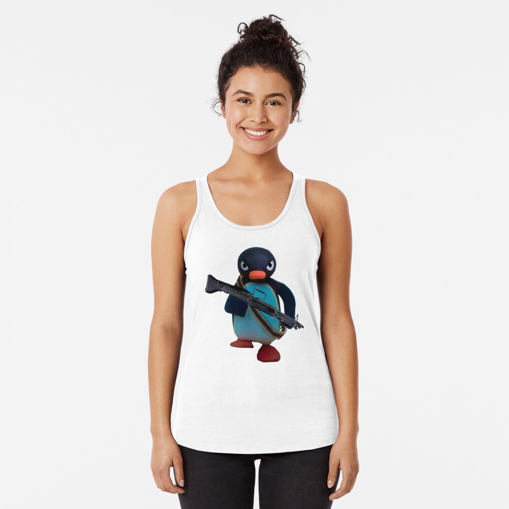 Vista previa del artículo con la obra «Camiseta con espalda nadadora», diseñado y vendido por nootnoot-store.