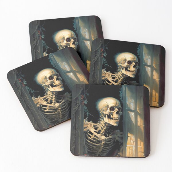 Item preview, Hey I Saw That - The Peeking Skeleton  designed and sold by ZickDezine.
