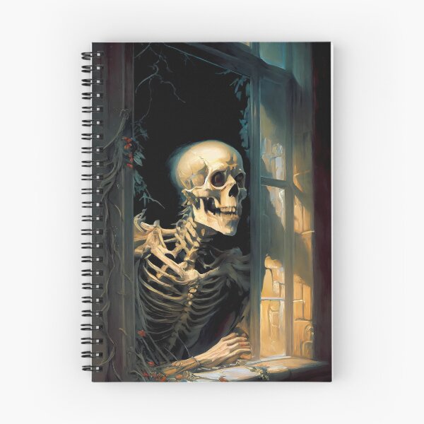 Item preview, Hey I Saw That - The Peeking Skeleton  designed and sold by ZickDezine.