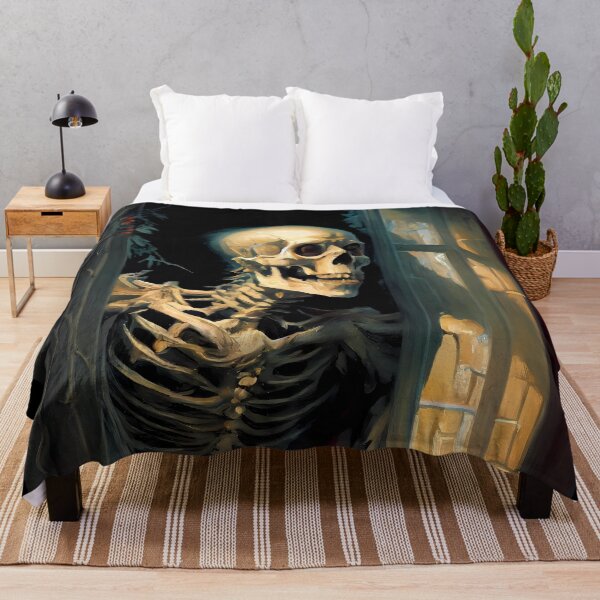 Item preview, Hey I Saw That - The Peeking Skeleton  designed and sold by ZickDezine.